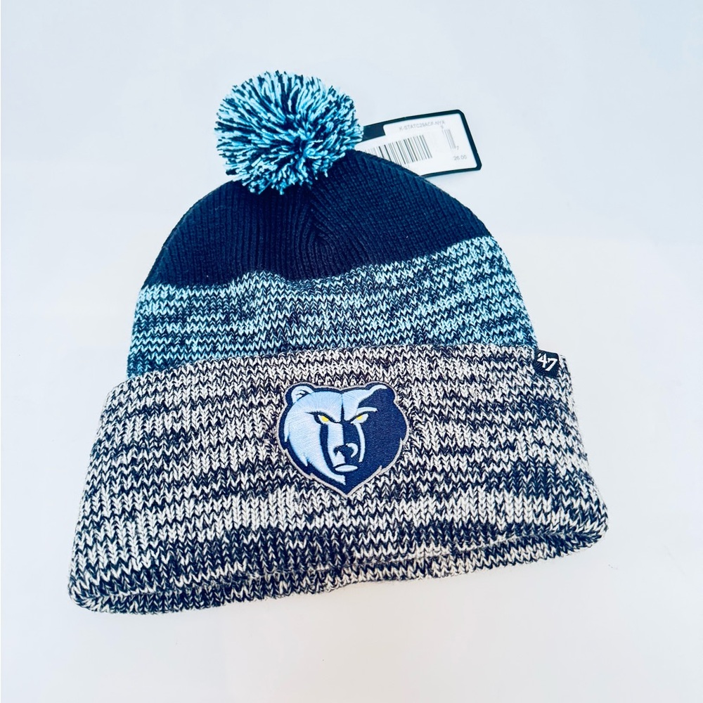 NWT MEMPHIS GRIZZLIES POMPOM HAT